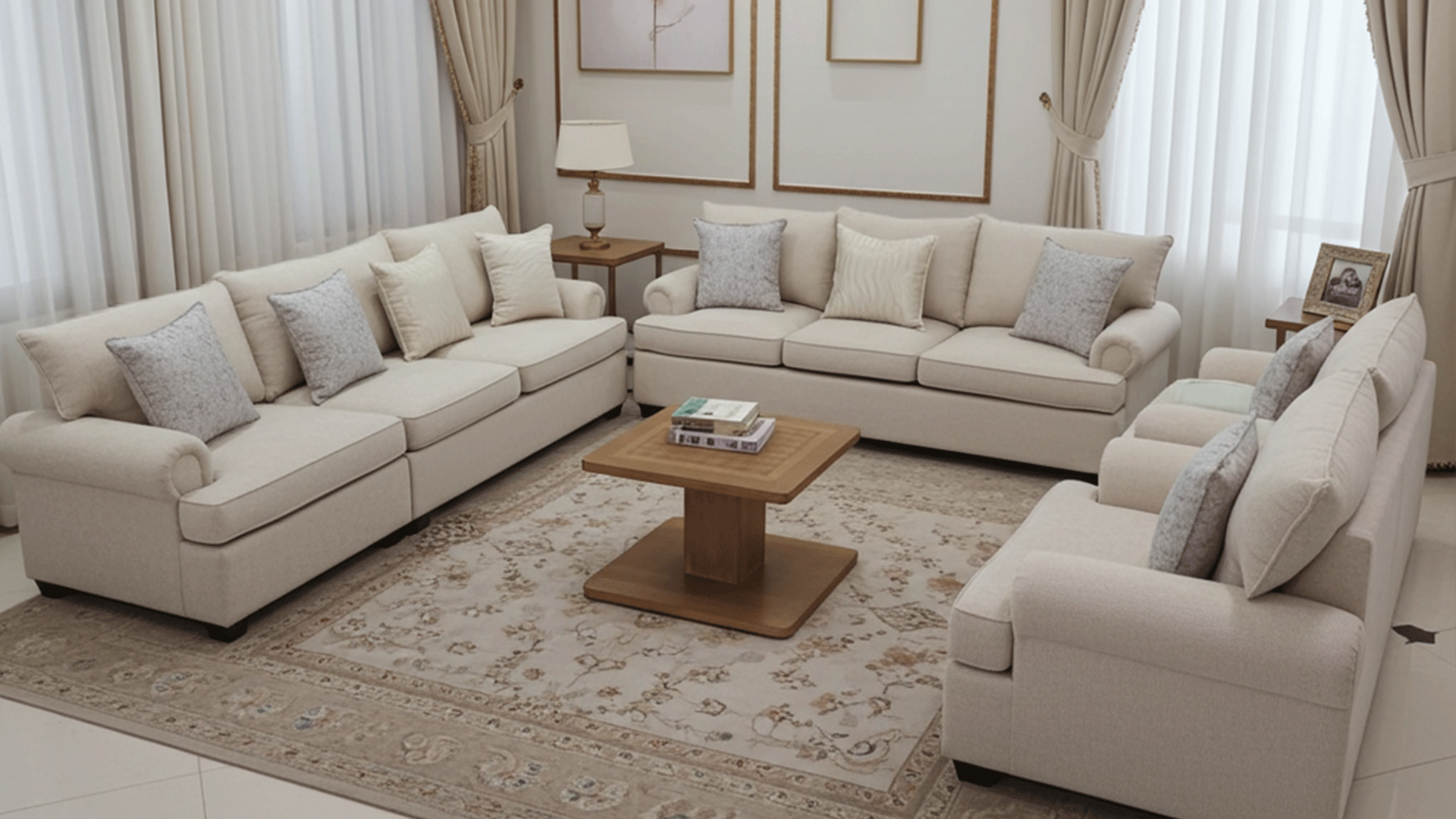 طقم كنب مجلس أمريكي